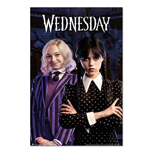 Grupo Erik Poster Miércoles Addams Enid - Laminas decorativas 61x91,5cm a todo color | Posters para pared ideal decoración habitación