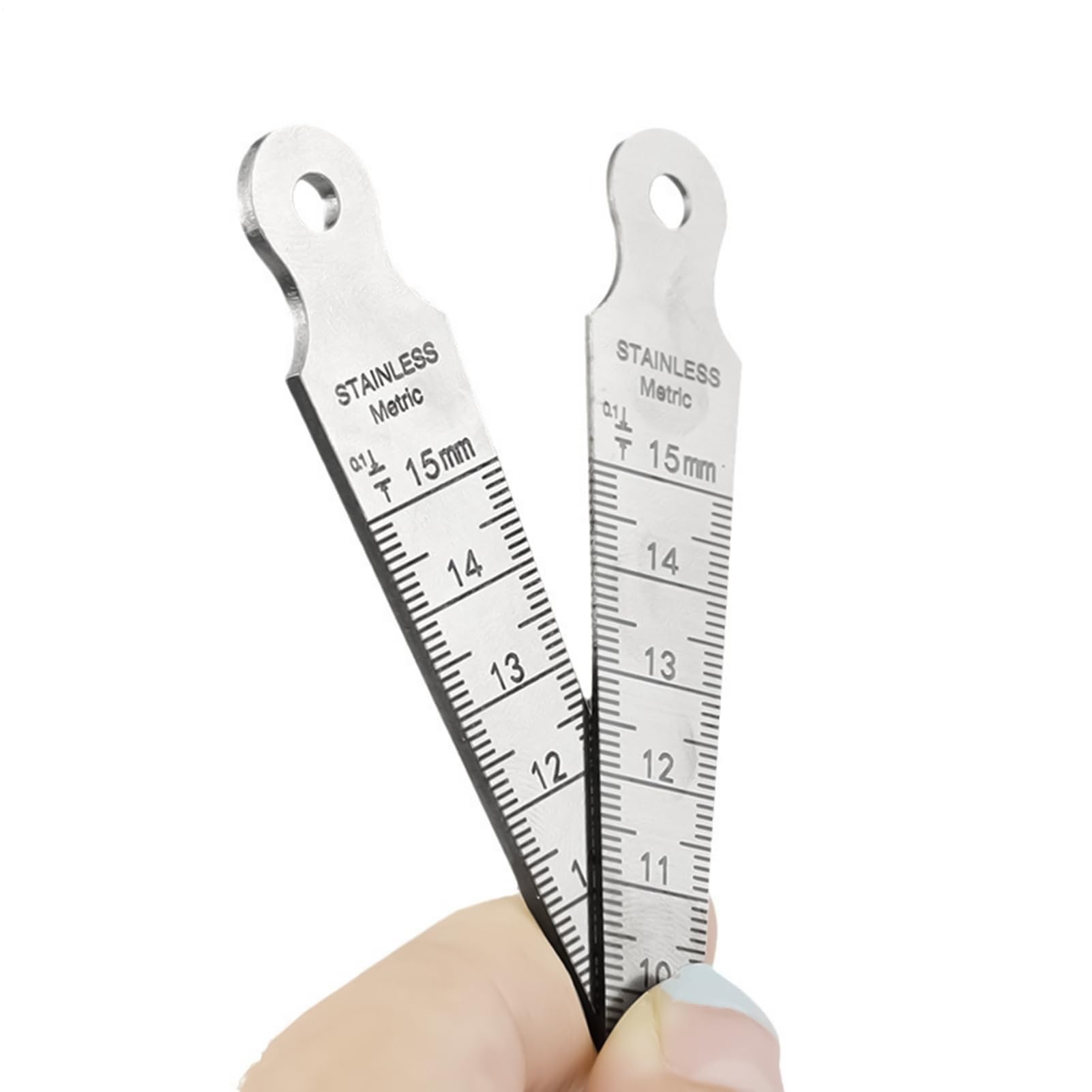 Calibro per fori in acciaio inossidabile con scale, set di misura precisione