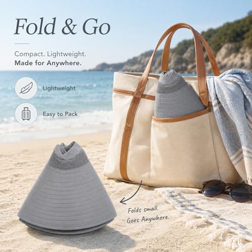 Image of Wide Brim Sun Hat for Men Women UV Protection Ventilated Summer Hats for Fishing Hiking Garden Beach