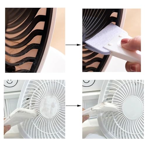Image of 6 Pack Pedestal Fan Grille Cleaning Brush Table Fan Dust Brush Air Soffit Vents Duster Car Air Vent Duster for Tabletop Air Circulator Fan Floor Fan Stand Fan Mini Portable Fan Tower Fan