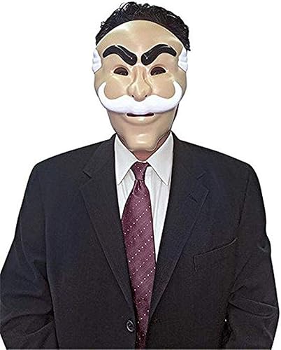 Rasta Imposta - Máscara para adultos Mr Robot Multi talla única Rasta Imposta - Máscara para adultos Mr Robot Multi talla única