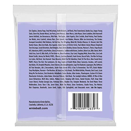 Ernie Ball P02839 Slinky Cordes avec extrémité à petite boule, diapason 29 5/8, pour guitare baryton à 6 cordes, calibre… - Les Beatles, Paul McCartney, John Lennon, RIngo Starr, George Harrison Ernie Ball P02839 Slinky Cordes avec extrémité à petite boule, diapason 29 5/8, pour guitare baryton à 6 cordes, calibre… – Image 3