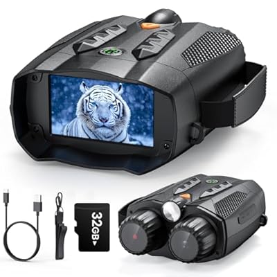 Night Vision Goggles - 4K Night Vision Binocula...