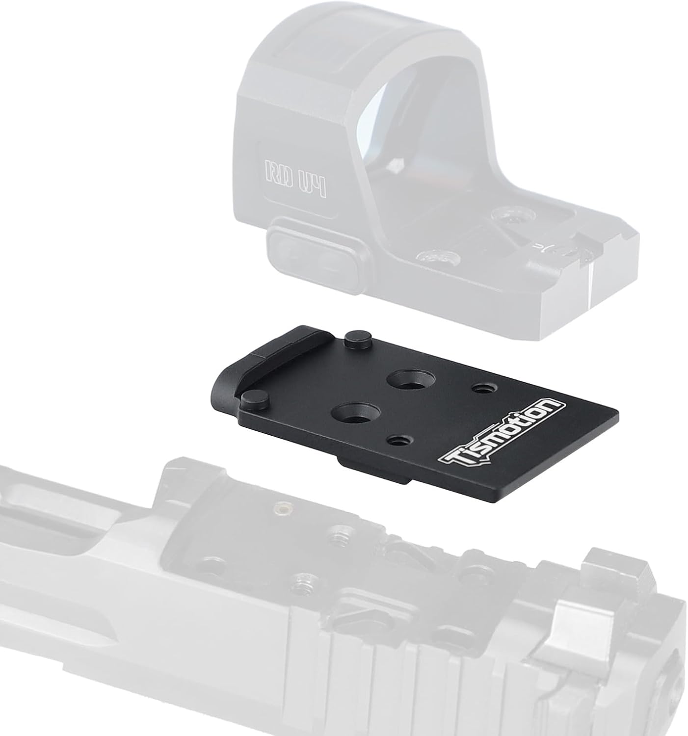 Adapter Plate Compatible with Holosun 407C,507C,508T,Trijicon RMR,SRO,Osight X,C,XR,Compatible with HK VP9 Optics Ready