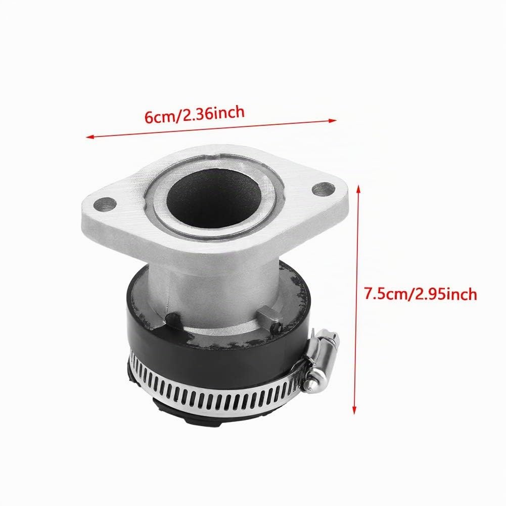 Qiilu Junta de arranque de carburador de colector de admisión para Yamaha Bear Tracker 250 1999-2004