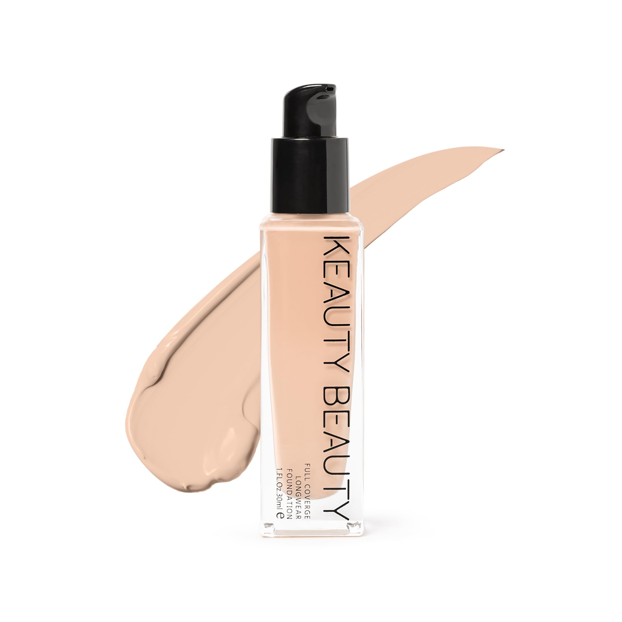 Keauty Beauty - Long Wear Full Coverage Liquid Foundation | Long Lasting Matte Finish | Lightweight | Waterproof | Blendable Foundation for Makeup, Shade 05