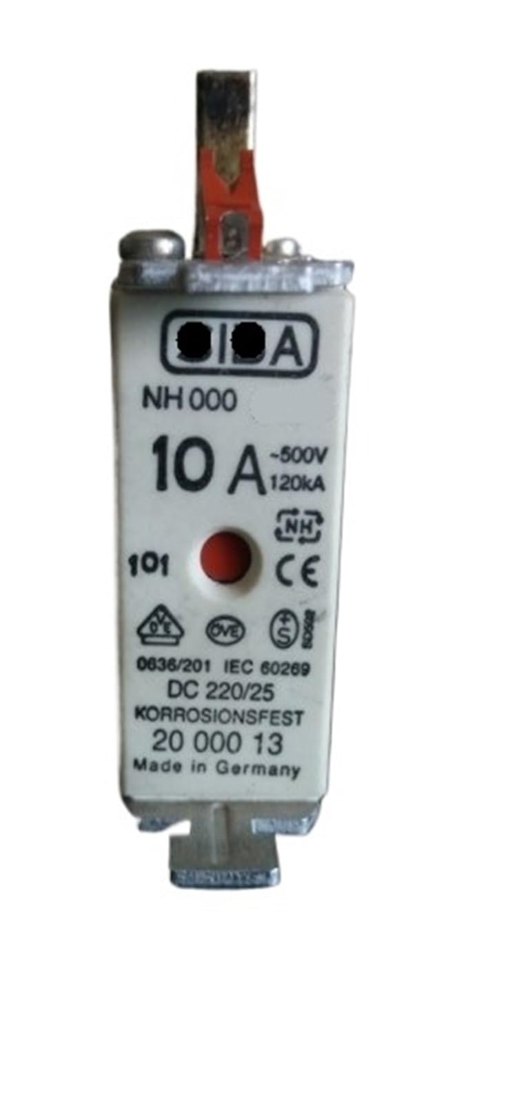NACODLUL Fuses NH000 10A 500V 120KA 2000013 NH000 25A 32A 40A 500V 120KA 2000013(NH000 10A 2000013)