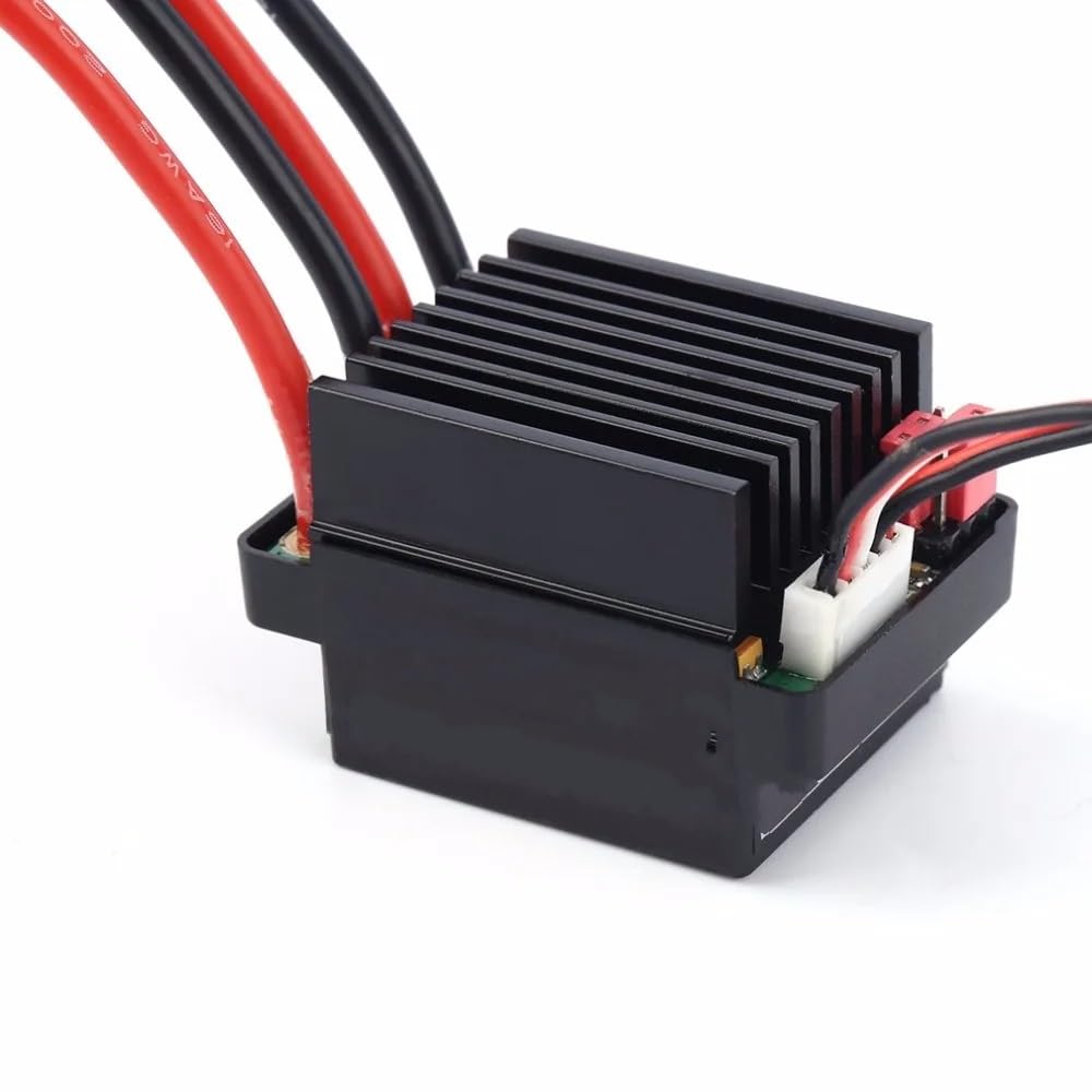Per Regolatore Di Velocità Del Motore Spazzolato 6-12V 320A Con 2A BEC Ad Alta Tensione RC Nave Aggiornamenti Auto Parti Modificate Camion Sostitutivi ESC RC