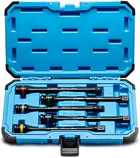 Capri Tools 30083 Torque Limiting Extension Bar Set (5 Piece), 65-140 ft. lbs.