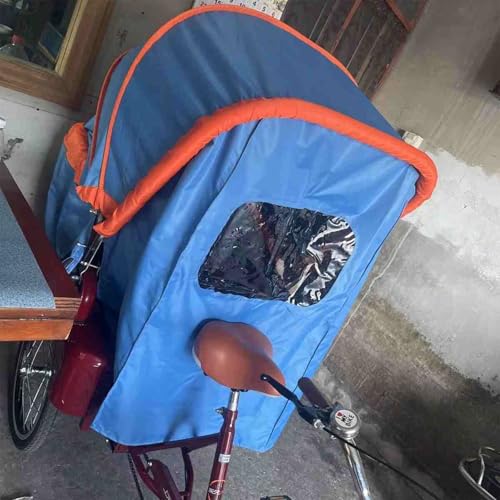 Auvent pliable pour vélo à 3 roues housse imperméable tricycle robuste - 2