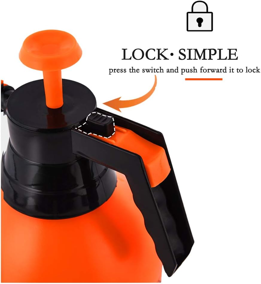 Joywayus 68oz Garden Pump Sprayer Portable Yard & Lawn Sprayer for Spraying/Watering/Home Cleaning/Car Washing 0.5 Gallon (Pack of 3)