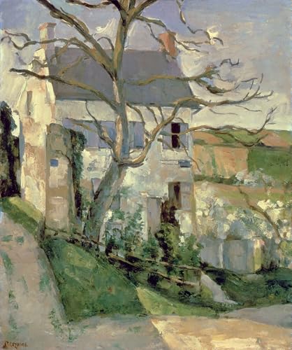Art Mural la et l'arbre de Paul Cézanne, poster de peinture graffiti moderne en taille 60x90cm