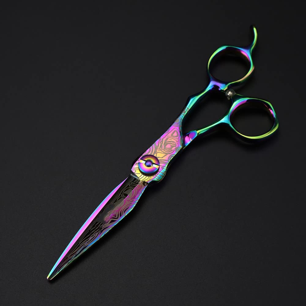 高級ダマスカス製カットシザー6inch Amazon.co.jp: ヘアカットはさみ、6インチ高級はさみダマスカスヘア