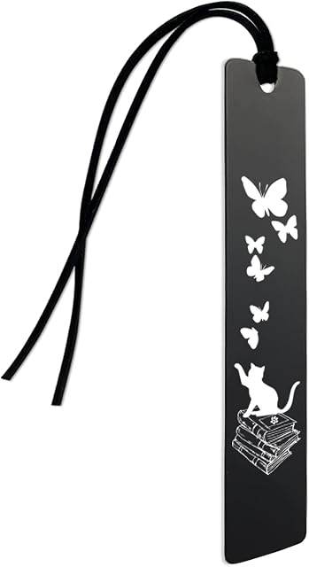 Cat Book Markers for Women Inspirational, Funny Bookmarks for Students Teachers School Home Office Supplies, Book Lover Cat Lover Girl Friends Sister Female Gifts