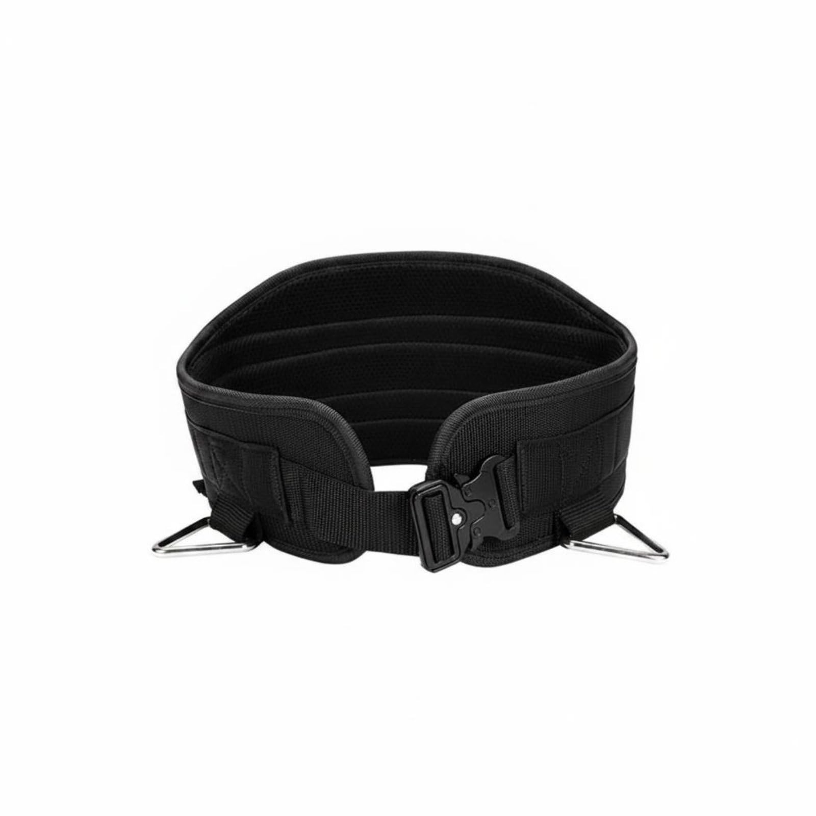 Enakshi® Heavy-Duty Training Belt with Chain Padded Support Weighted Lowering Belt Wear Resistant Fitness Gear Long-Lasting Metal Hooks for Gym Users, Bodybuilders, Workout, Metal Buckle-picture-12