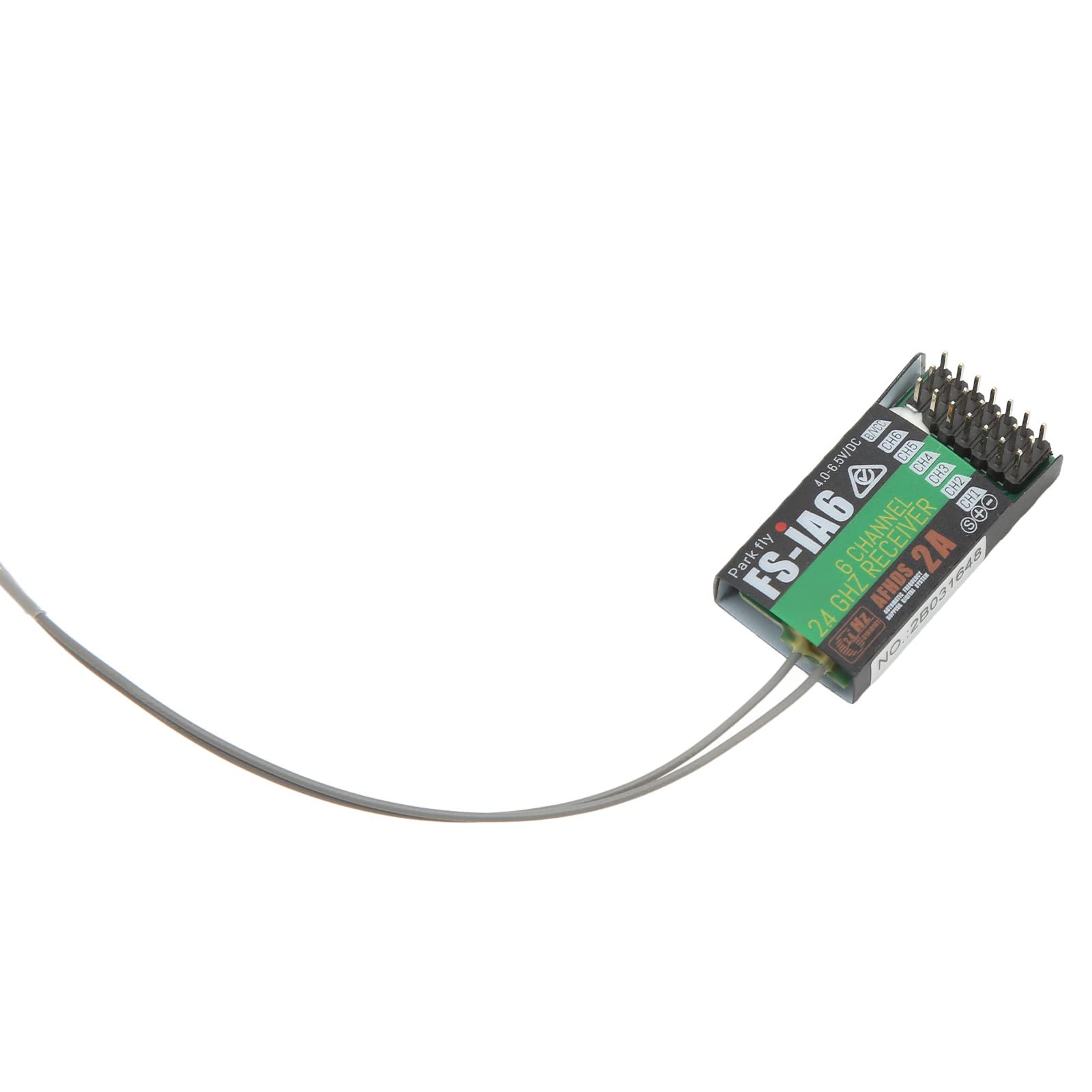 6 Channel RC Receiver, 2.4GHz Fast Response RC Receiver for RC Aircraft