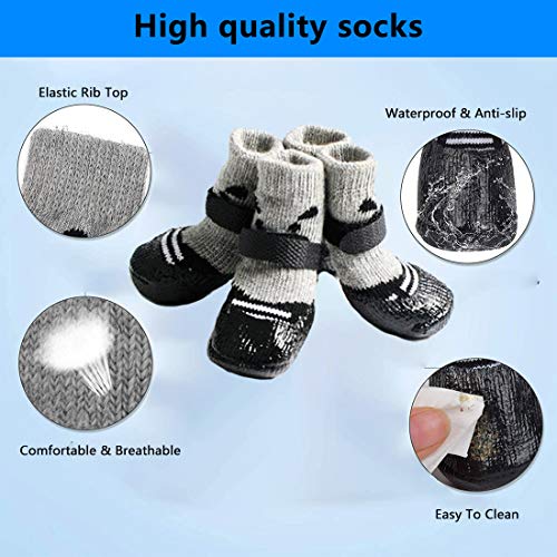 Yolistar 4 PCS Cane Anti Scivolo Calzini con