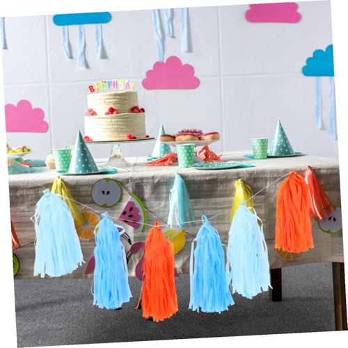 Guirnalda de Papel EPIGEIST de 5 Piezas, Decoraciones de Fiesta para Techos y Paredes 6
