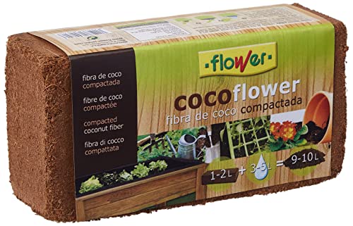 Fibra Di Cocco Organica In Mattone 5kg (70L) - Per Orti Urbani E Vermicompostiera - Substrato 100% Naturale