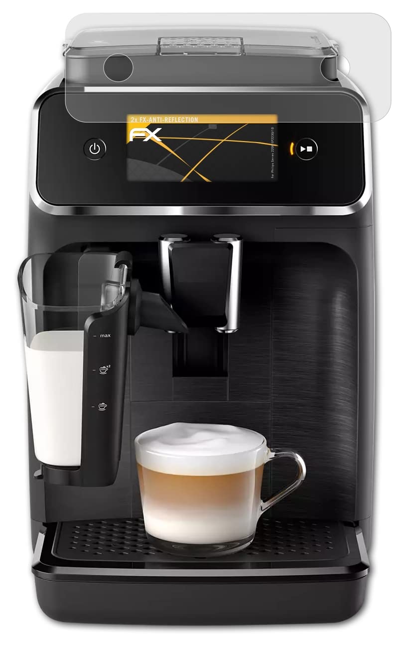 atFoliX Screen Protector compatible with Philips Series 2200 EP2230/10 Screen Protection Film, anti-reflective and shock-absorbing FX Protector Film (2X)