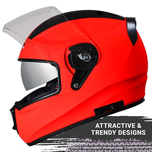 Image of Steelbird SA-1 7Wings Aeronautics ISI Certified Full Face Helmet for Men and Women with Inner Sun Shield