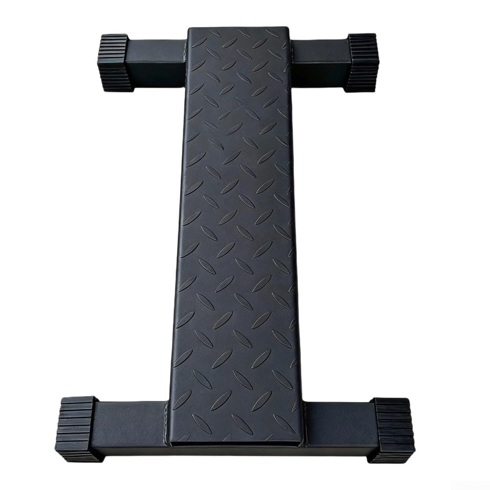 Plateforme de levage de talon en acier pour dorsiflexion des orteils - Compatible avec support de squat Smith Machine