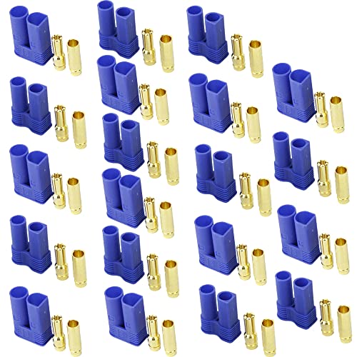 Boladge 10 Paires Adaptateur de Connecteur Femelle et Mâle Balle de Prise Fiche Banane Bullet EC5 5mm pour Batterie ESC RC Lipo (EC5 Boladge 10 Paires Adaptateur de Connecteur Femelle et Mâle Balle de Prise Fiche Banane Bullet EC5 5mm pour Batterie ESC RC Lipo (EC5