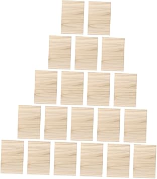 20Pcs Taekwondo Breakable Boards, Wooden Karate Breaking Planks