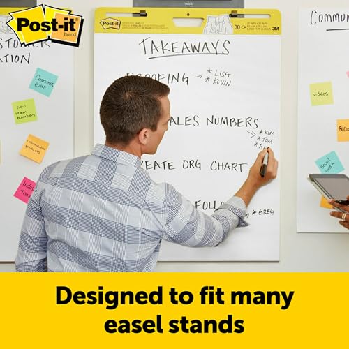Post-it Sticky Notes papier repositionnable à forte adhérence pour l'organisation
