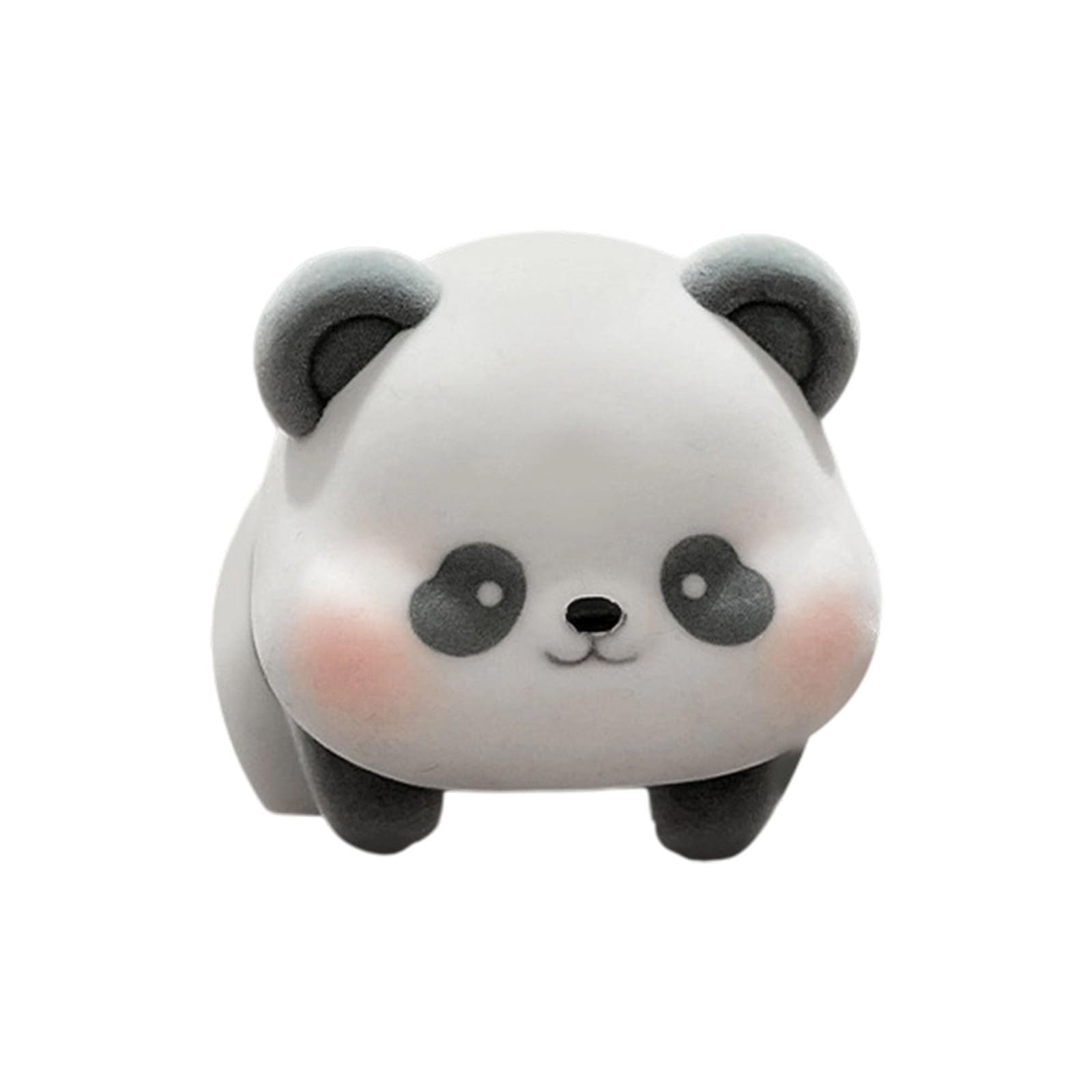 Furry Animal Figurine Decoration Small Enamel Miniature Animal Toy Car Dashboard Desktop Decoration Miniature Dashboard Figurine