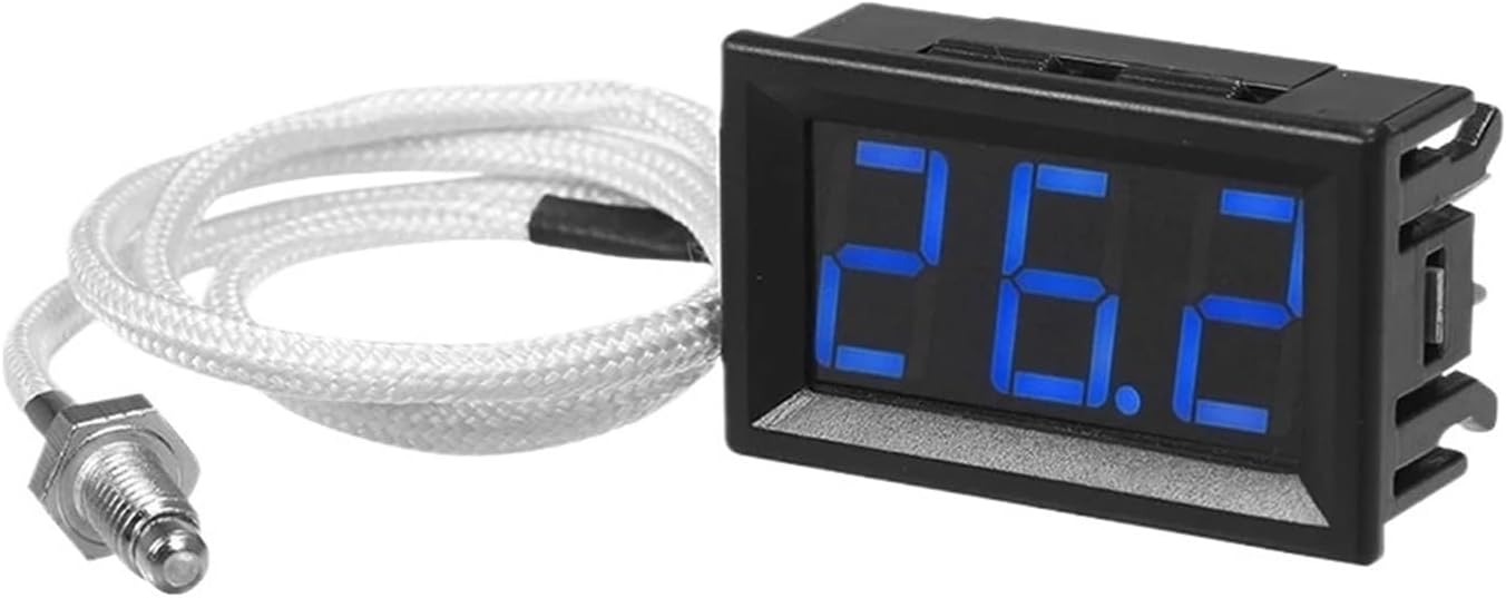 Industrial High Temperature K-Type M6 Thermocouple Thermometer 12V -30~800 Degree Digital Temperature Meter Tester XH-B310(70A)