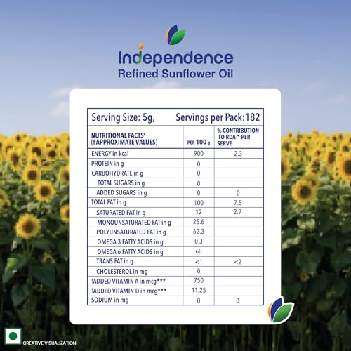 Image of Independence Refined Sunflower Oil 5L Jar