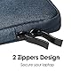ProElife 12-13 Zoll Laptop Sleeve Cover Canvas Tablet Schutzhülle Tasche für 12,3 Zoll Surface Pro 4/5/6/7 (2020-2017) und 2020-2016 Neues 13 Zoll MacBook Pro Air (Marineblau)
