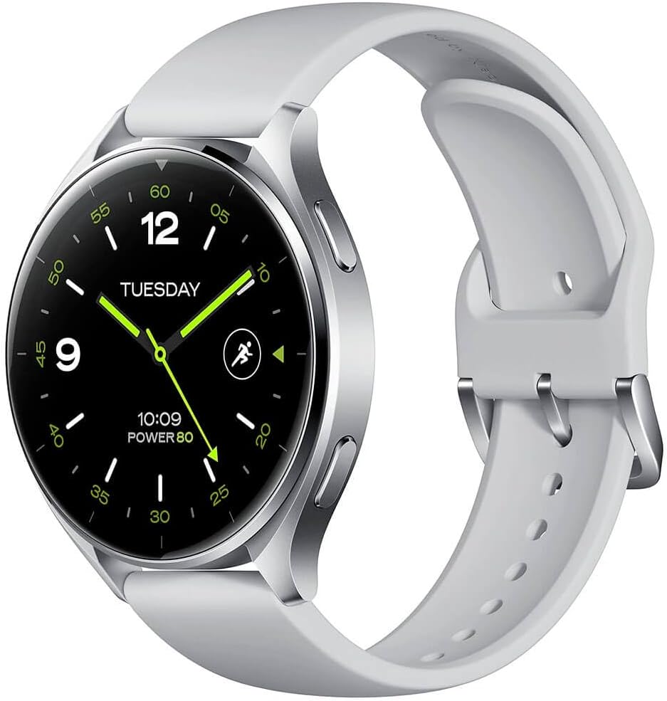 Watch 2 Silver Case With Gray TPU Strap | 4nm processor, 2GB+32GB, 5-system GNSS camera, remote control, scientific Sleep