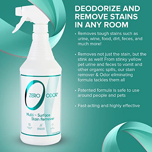 Zero Odor MultiSurface Stain Remover & Odor Eliminator Remove
