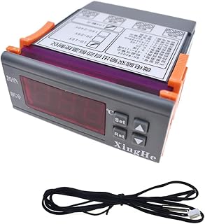 XH-W2024 Cooling and Heating 2 Sets of Outputs Upper and Lower Limits 2 Relay Outputs Automatic Thermostat (220V)