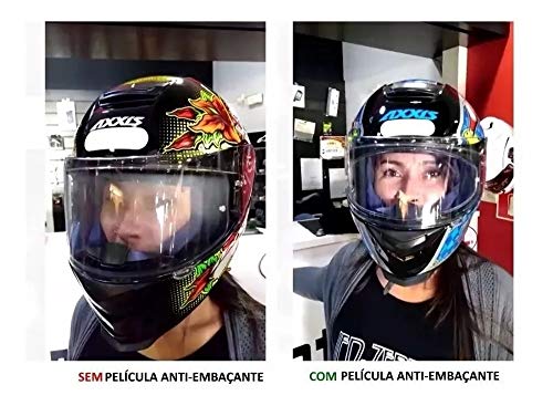 Película Proteção Antiembaçante P/ Viseira Pinlock Capacete Universal