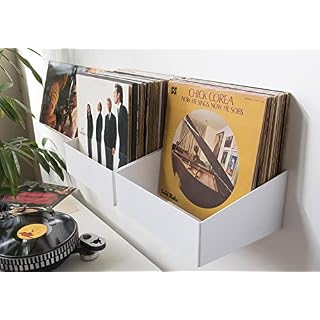 Étagère de Rangement Pour Vinyle Acier Blanc 15 x 25 x 32 cm - Les Beatles, Paul McCartney, John Lennon, RIngo Starr, George Harrison Étagère de Rangement Pour Vinyle Acier Blanc 15 x 25 x 32 cm – Image 3