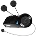 Bluetooth Motorcycle Helmet, Black (Small)