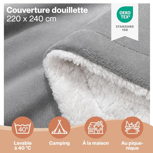 Couverture de canapé moelleuse pour des soirées cocooning au chaud - 3