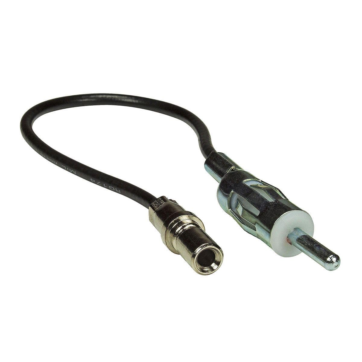 tomzz Audio 2406-004 Radio Panel Conjunto Compatible con Chevrolet Aveo Epica Captiva año 2006-2011 Negro con Adaptador de Radio ISO Adaptador de Antena DIN ISO