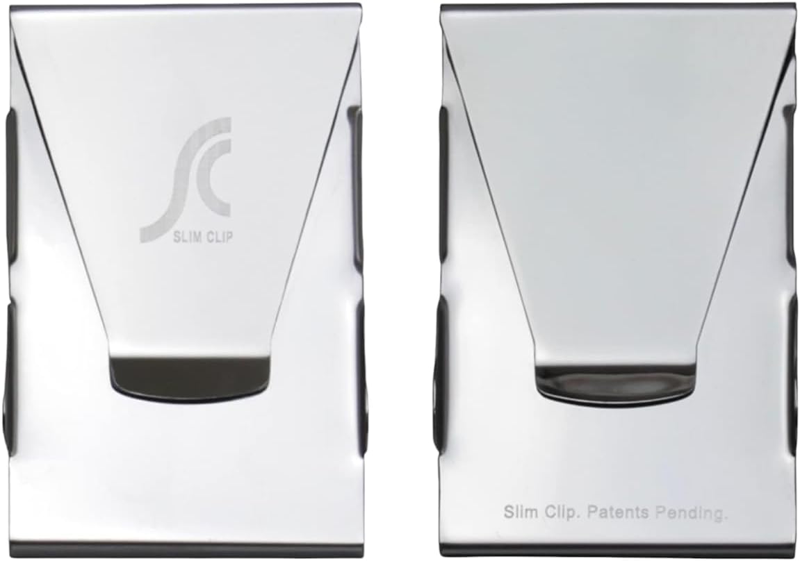 Ontel Slim Card Clip Double-sided Money Clip - 2 Clips