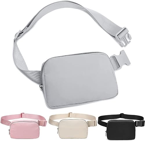 Riñoneras para mujeres y hombres, cangurera de moda con correa ajustable, bolsa cruzada impermeable para entrenamiento al aire libre, correr,