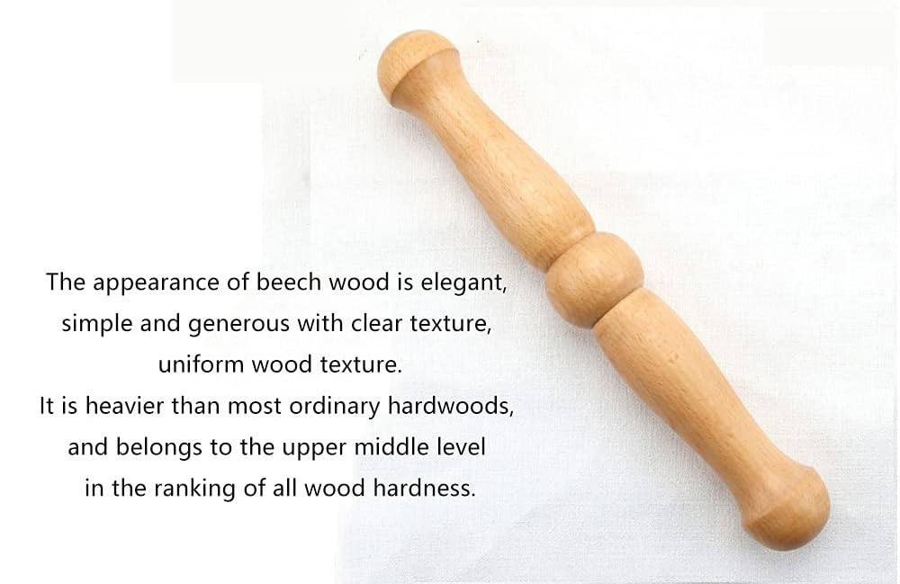 Taiji Kungfu Bang, Bastone Tradizionale Cinese for Tai Chi, in Legno massello, 33x4,5 cm, for Esercizi di Arti Marziali Tai Chi Qigong