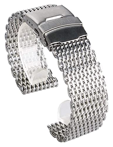 Bracelet de montre en acier inoxydable anti-irritation 20mm 22mm