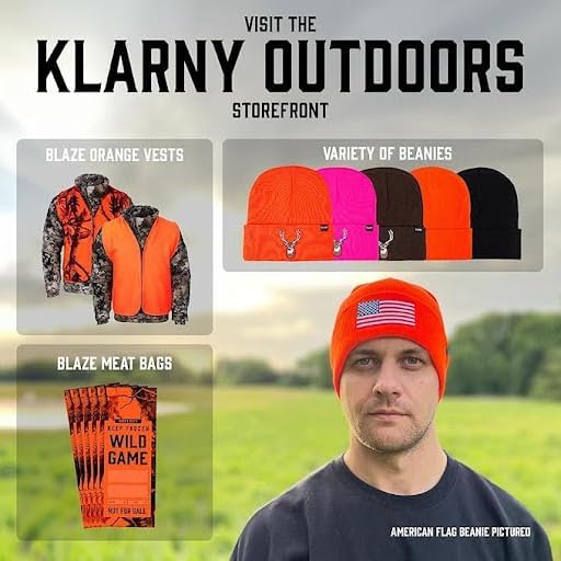 Klarny Outdoors Hunting Hat - Thermolite Warm Fleece Beanie | Premium High Performance Flexible Beanie for Men, Women, Kids - Image 7