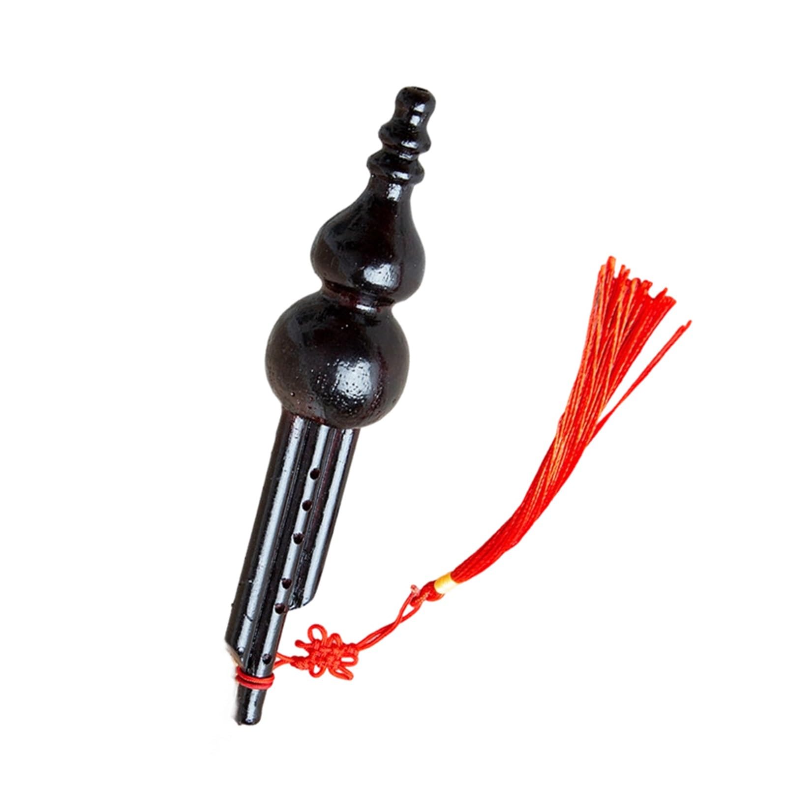 ZXFJYUIP Miniature Hulusi Model Musical Instrument Ornament Traditional Retro Desktop Decoration(14CM)