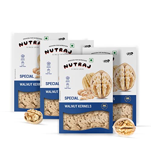 Image of Nutraj Special Walnut Kernels Without Shell 1 Kg (4 X 250g Each)| Akhrot Giri | Delicious & Crunchy Walnut Giri | High in anti oxidants| Rich In Omega-3 Fatty Acids