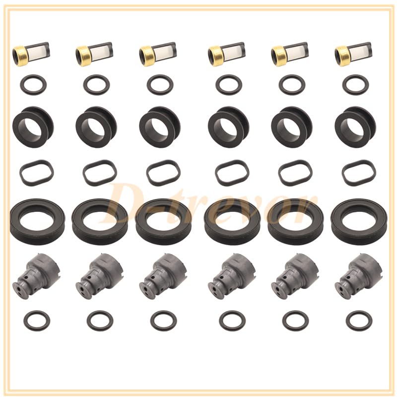 Fuel Injector Seal O-Ring Kit Seals Filters for Lexus GS430 LS430 LS430 4.3L Engine 2002-2007 23250-50030 - (Color: 20 Piece Set)