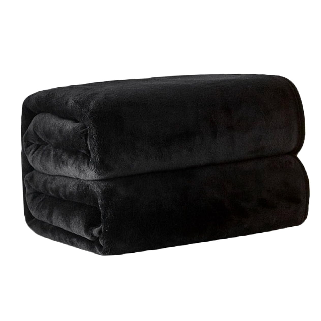 Couverture polaire lit et canapé GALPADA plaid chaud noir pour garçon et fille